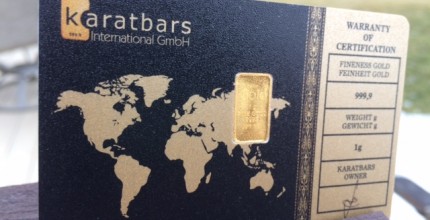 Gold fell on Monday after strong U.S. economic data